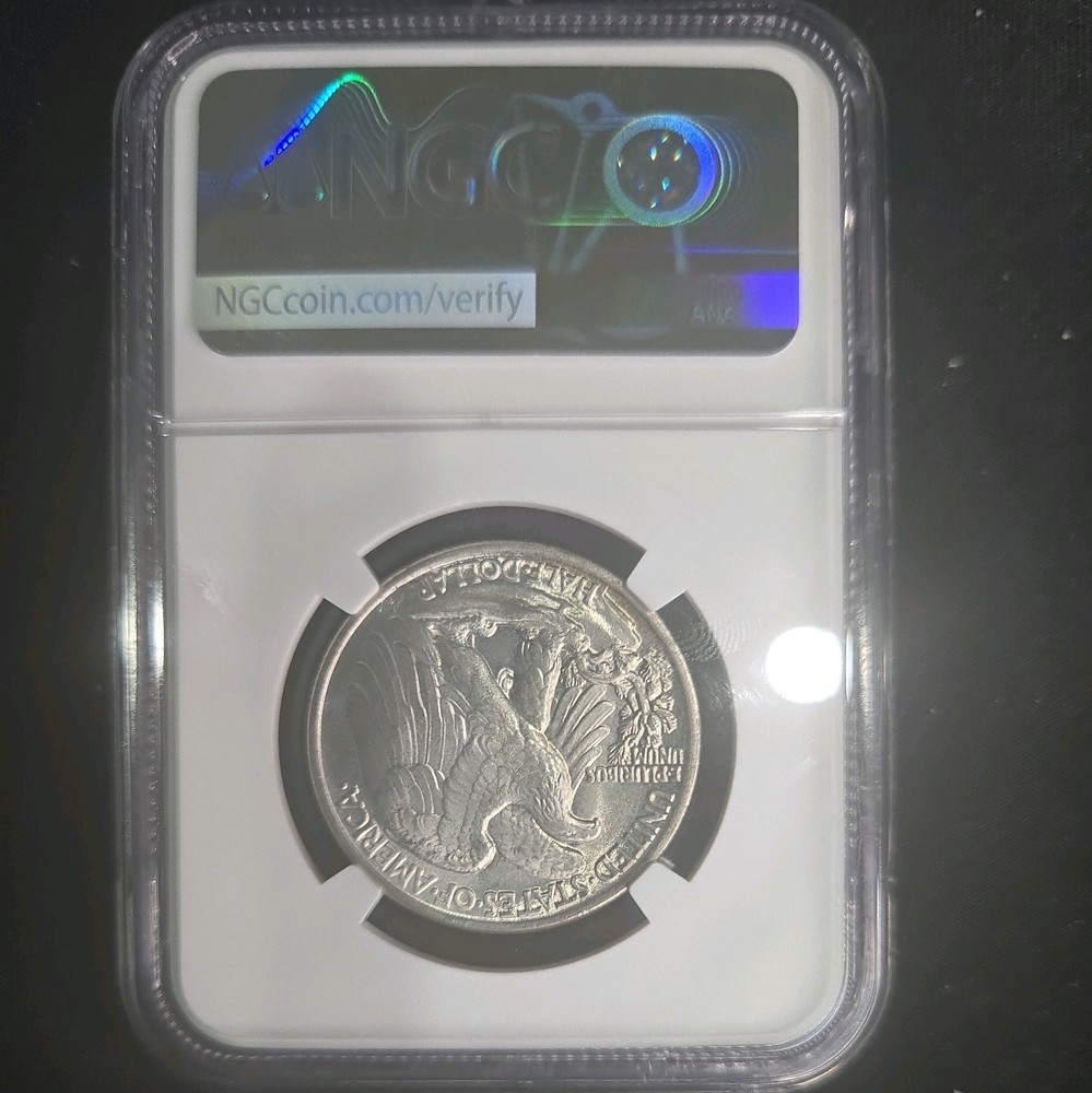 1943 NGC MS66 Walking Liberty Half Dollar