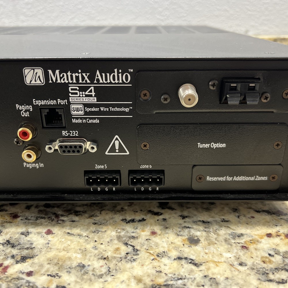 Matrix Audio Series S4.6 - 4 source controller Power Amplifier Amp