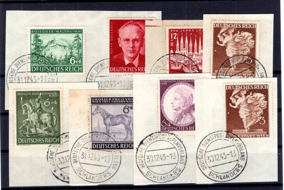 Field post SCHLANDERS better official postmark slightly stained (B7917)