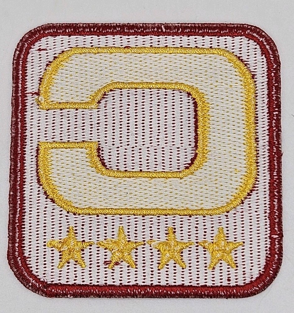 4 Star Captain C Patch Red / Yellow Gold V2