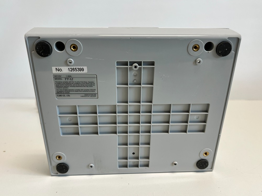 ELMO TT-12 Document Camera - No Power Supply Included