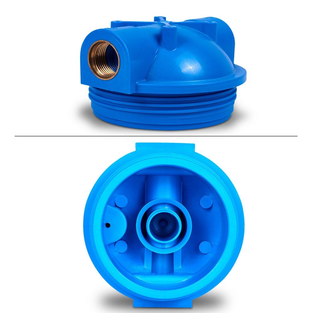 10" Clear Standard Whole House Water Filter System 50 Micron Sediment Filter