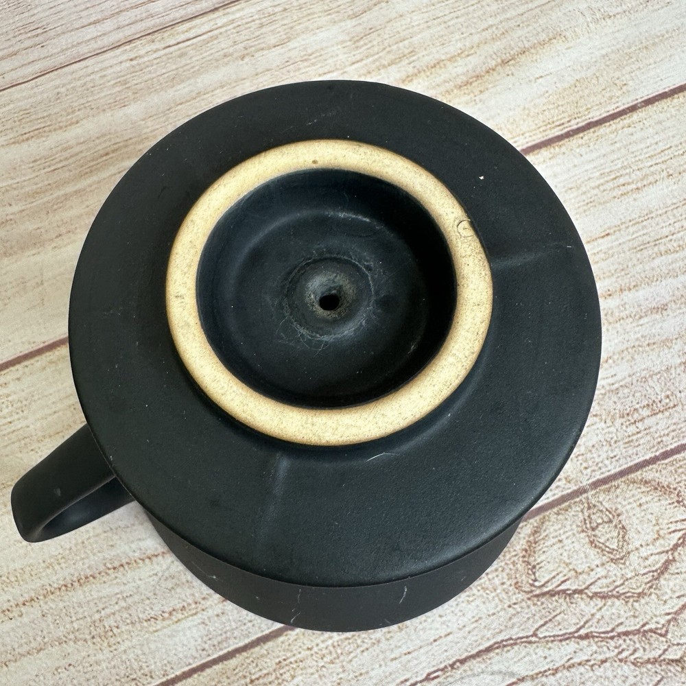 Black Matte Ceramic Pour Over Coffee Dripper Filter Flower Dripper Top