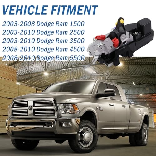 Door Lock Latch Actuator Fit for 2003-2010 Dodge Front Right Passenger Side