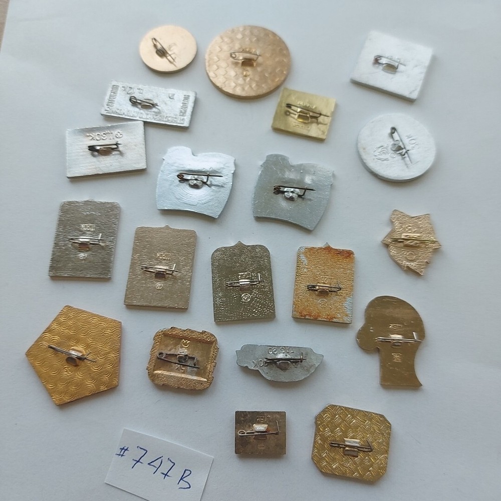 Soviet Pin Badge ,lot 20 Pcs.#747B
