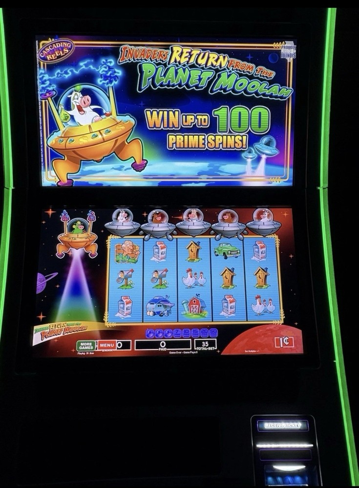 WMS BB3 INVADERS RETURN PLANET MOOLAH MULTIPLE GAME SLOT MACHINE SOFTWARE TESTED