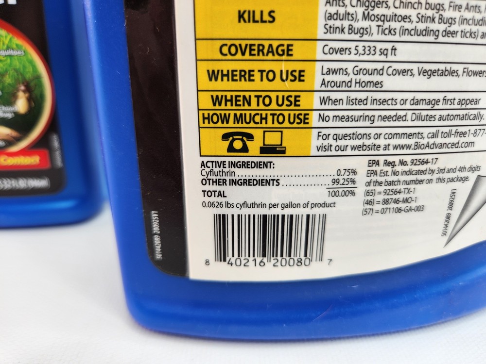 5 Pack Bioadvanced Lawn Inspect & Fire Ant Killer 32oz - Spray Ready 24 Hour