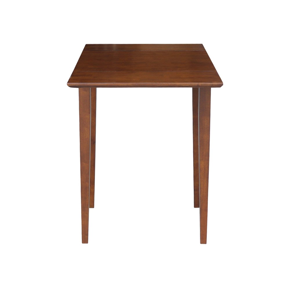 IC International Concepts Small Drop Leaf Dining Table with Dual 9" Drop Leaf