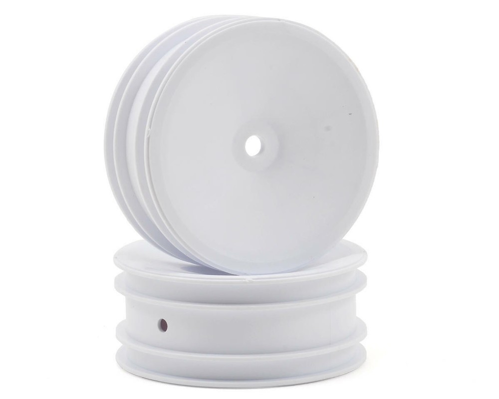 Team Associated 12mm Hex 2.2 Front Buggy Wheels (2) (White) [ASC9690]