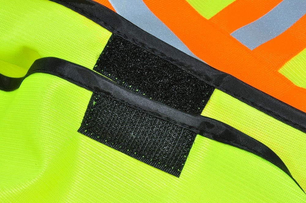 High Visibility Reflective Safety Vest ANSI Class 2 with Multi-Function Pockets