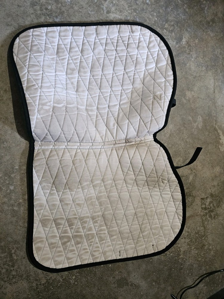 Black All Purpose Saddle Pad With Straps