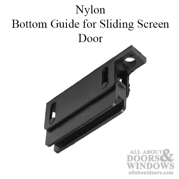 Bottom Guide For Sliding Screen Door Nylon Spring Loaded Bottom Guide