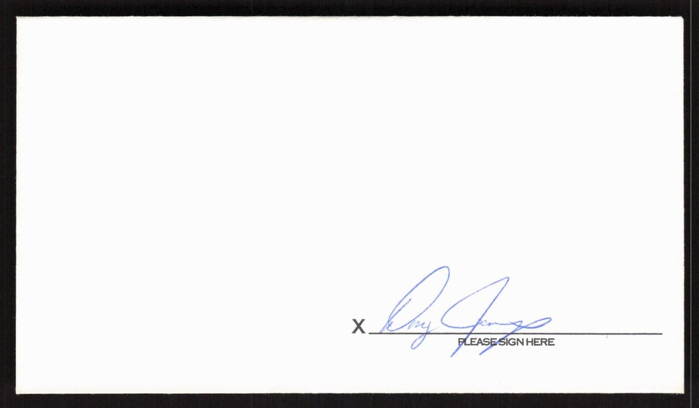 Doug Jennings Signed Baseball Postal Envelope Oakland Athletics Auto