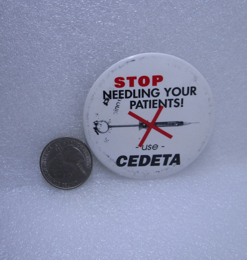 Stop Needling Your Patients Use Cedeta Button Pin