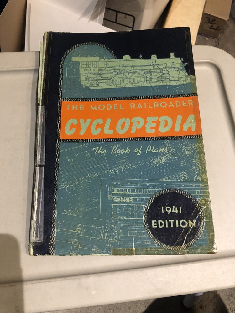 1941 The Model Railroader Cyclopedia-Vintage Train Plan Book