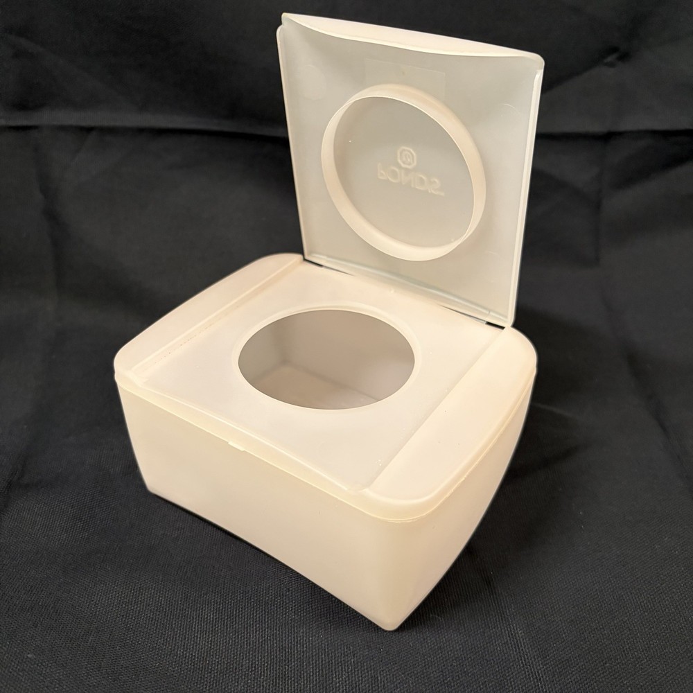 Pond's Cleansing Towelette Wipe Dispenser Container Empty Box Pink