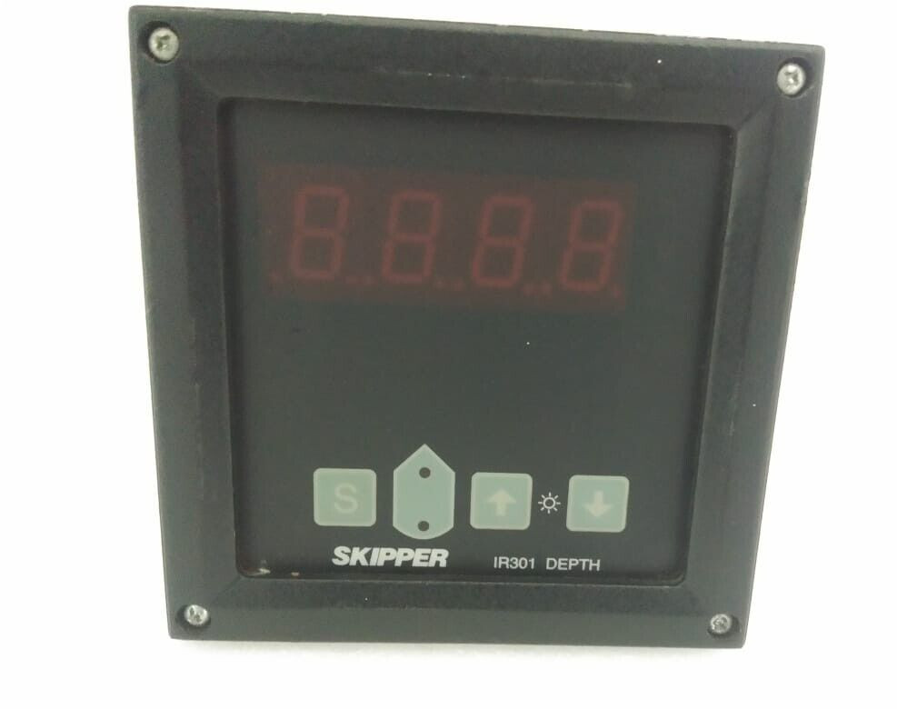 SKIPPER DIGITAL DEPTH REPEATER IR301 INPUT POWER 24VDC