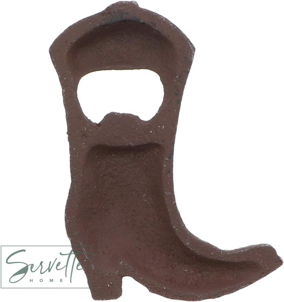 Rustic Boot Cast Iron Beer Bottle Opener