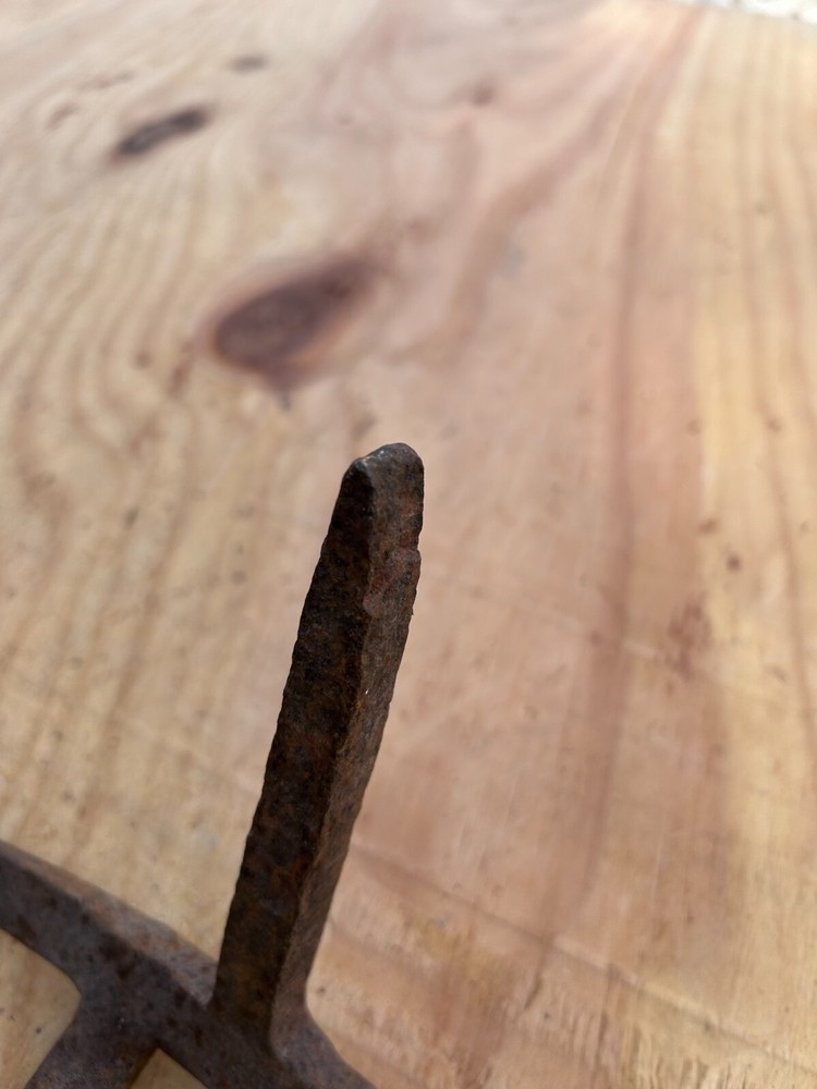 Rake Head Rusty Rustic no handle Original Vintage Primitive Metal