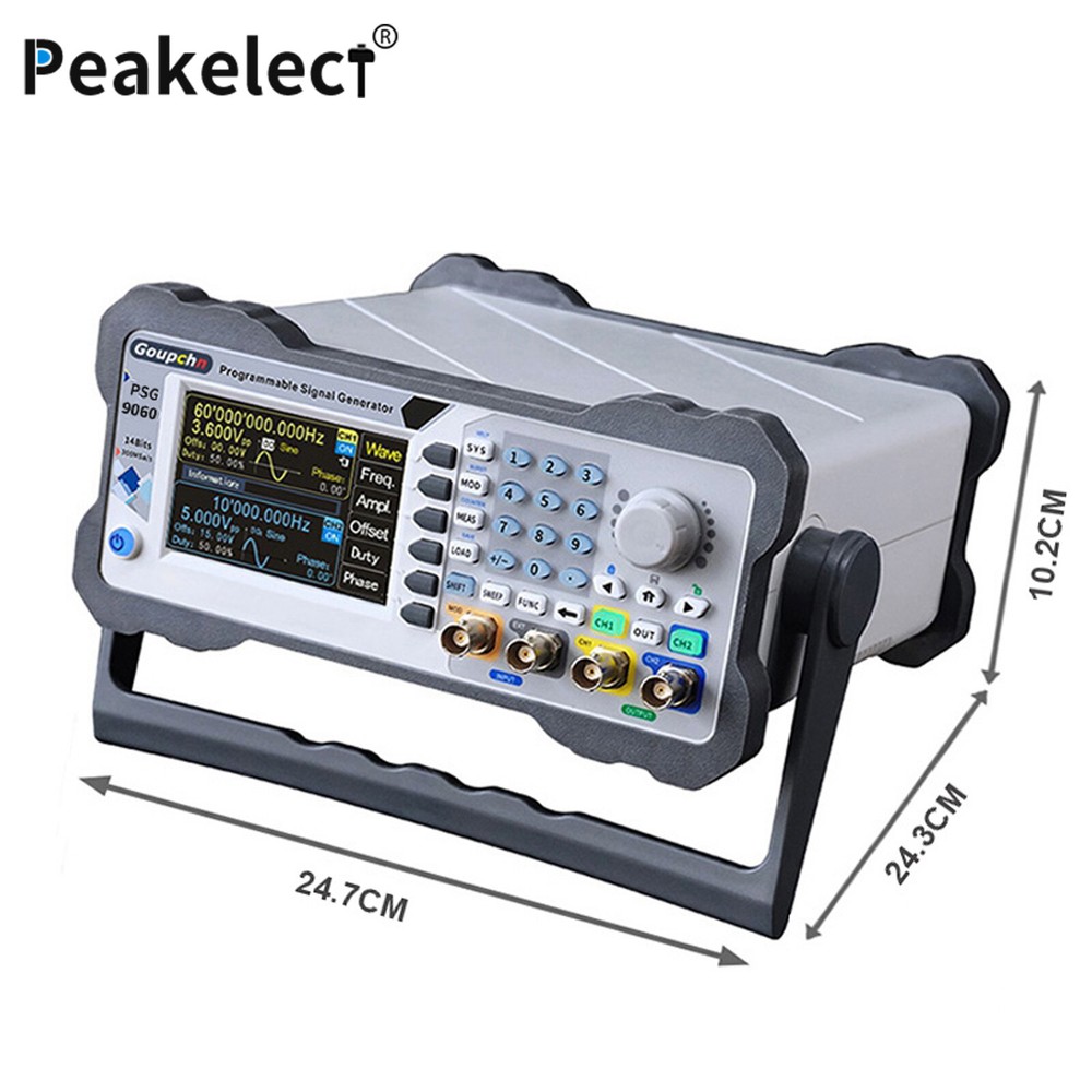 Programmable Signal Generator Dual Channel Arbitrary Waveform Frequency 60/80MHz
