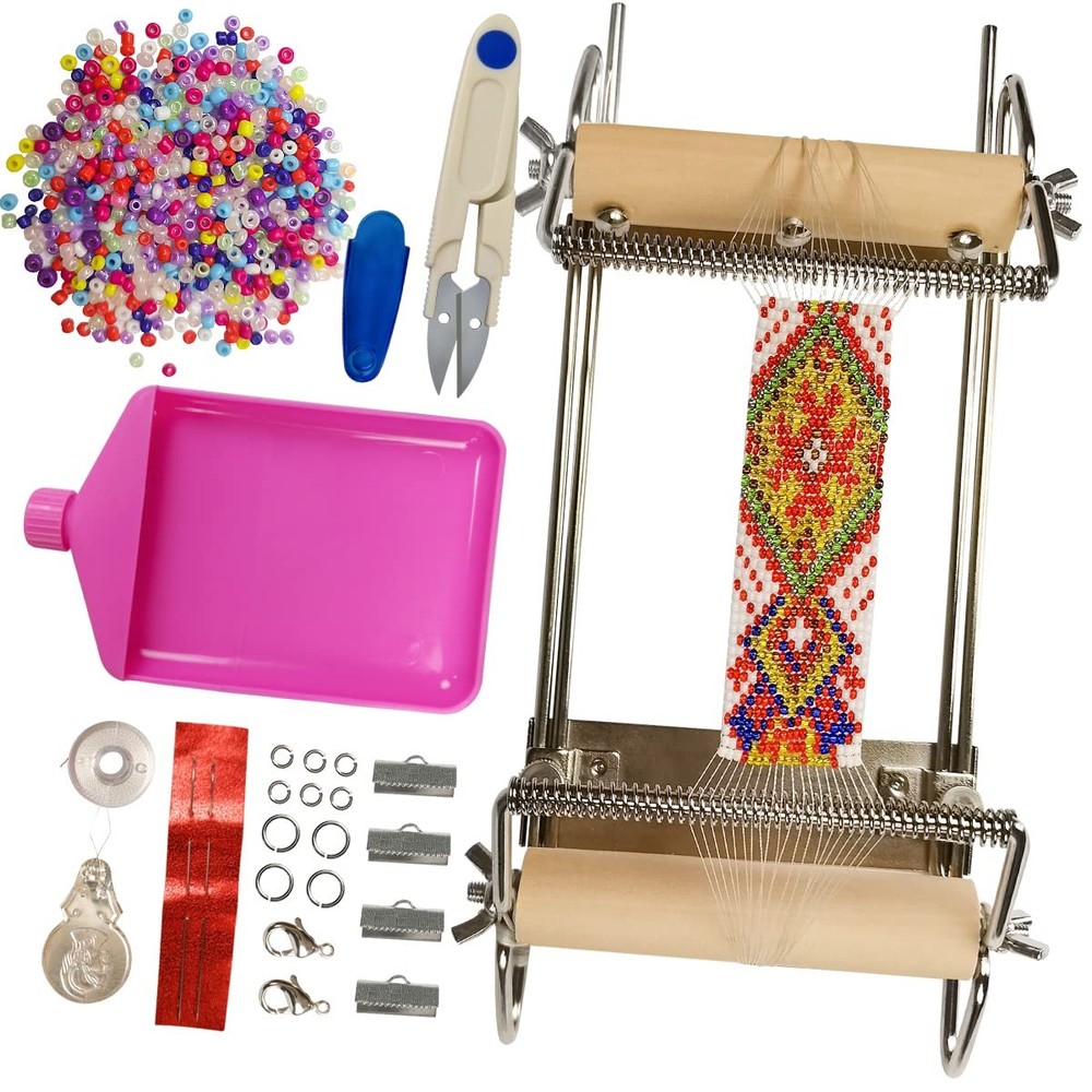 hobbyworker The Second Generation Adjustable Bead Large, Metal Loom Kit