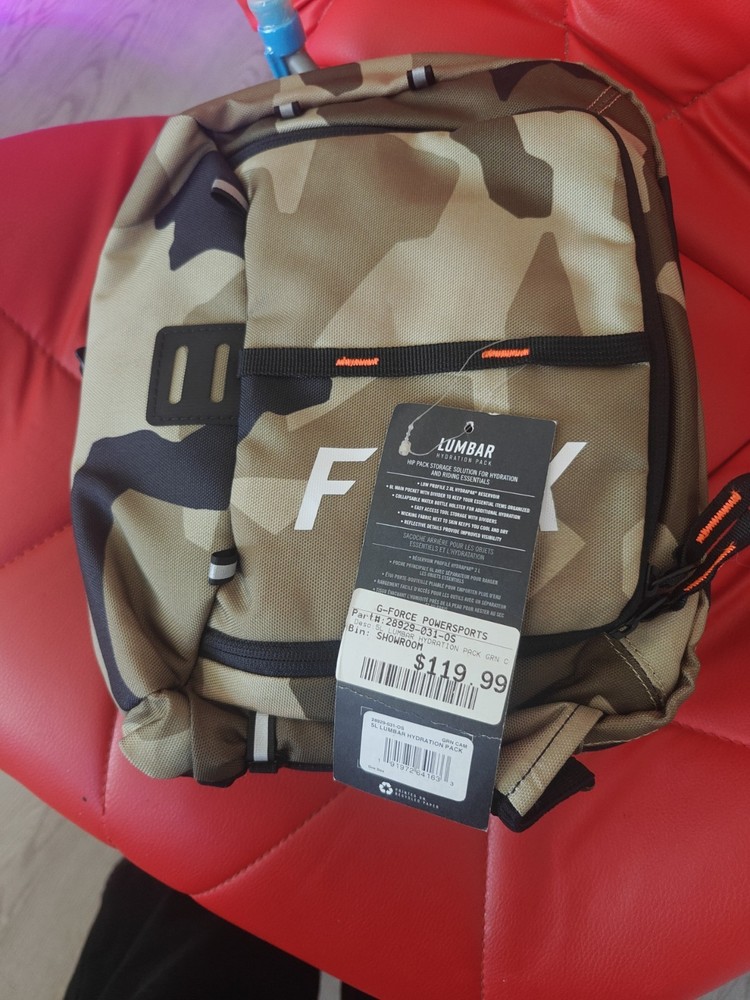 FOX 5L LUMBAR HYDRATION PACK BLACK