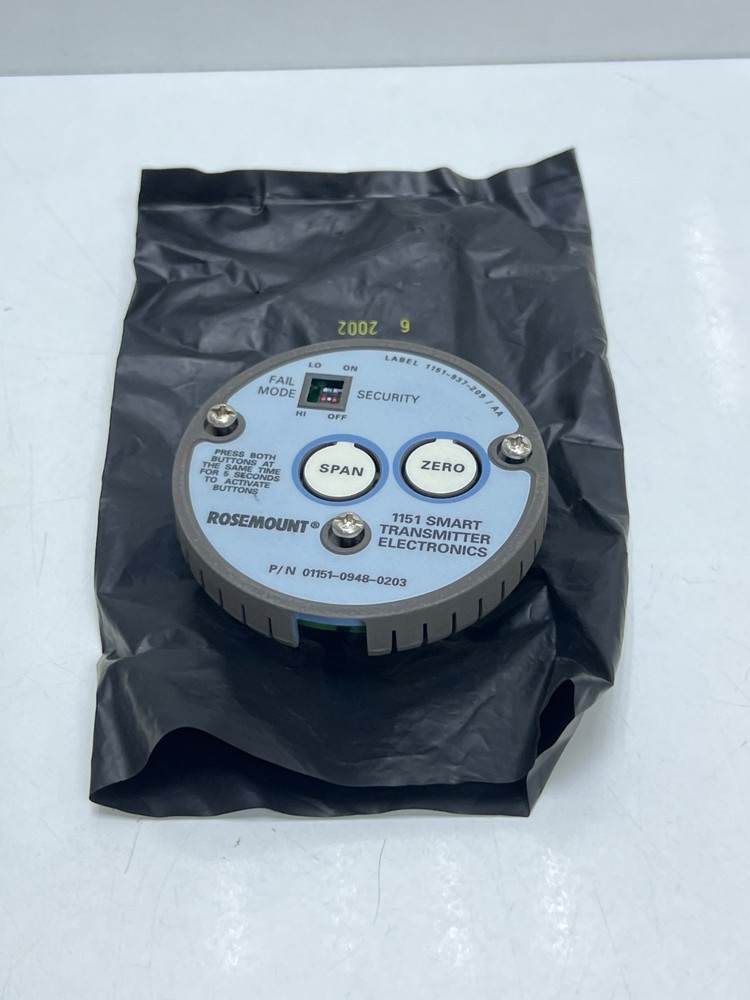 Rosemount 01151-0948-0203 Smart Transmitter Electronics 01151