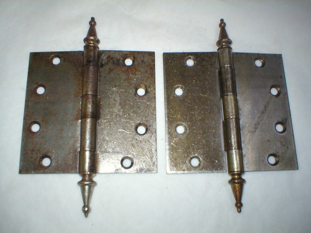 Antique Large Steeple Hinges