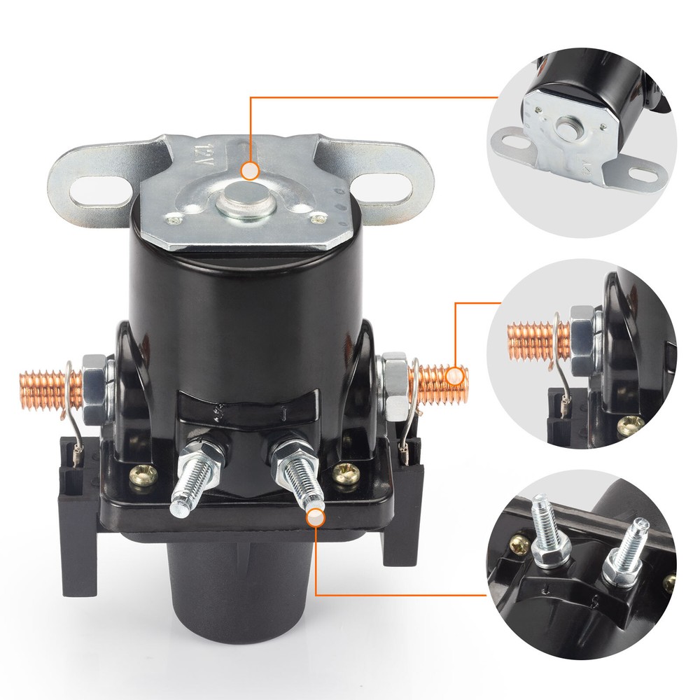 Battery Disconnect Relay 12 Volts 100 Amp Includes Screws 01-00055-000