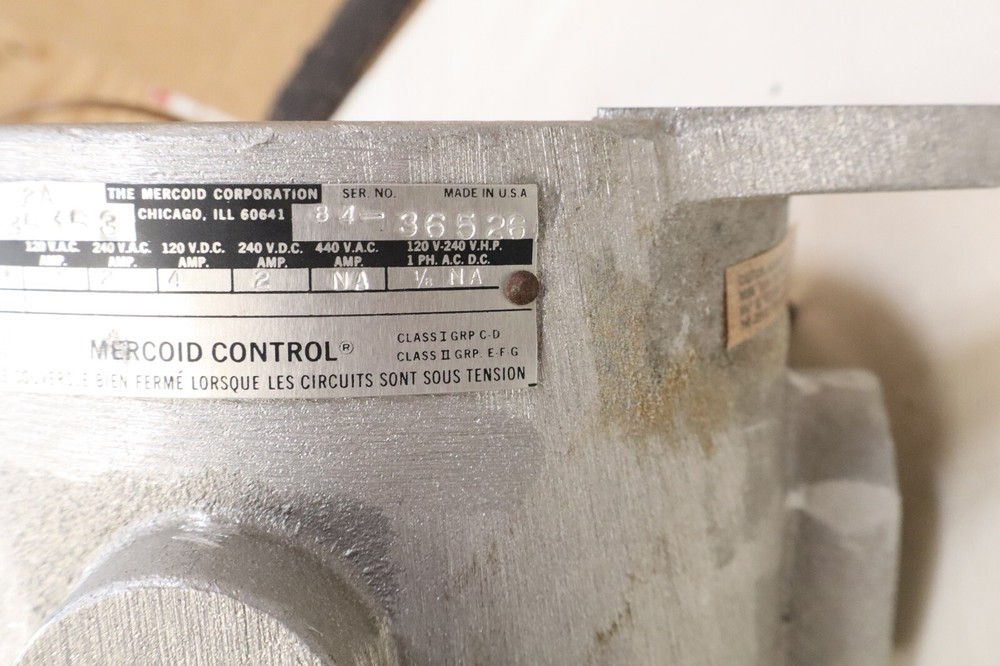 Mercoid DAH-35-153 Pressure Control Switch