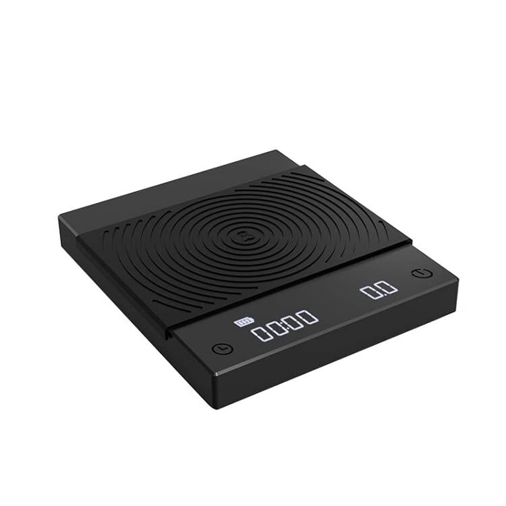 Black Mirror Basic 2 Coffee Scale Espresso/Pour Over with Auto Timer and Flow...