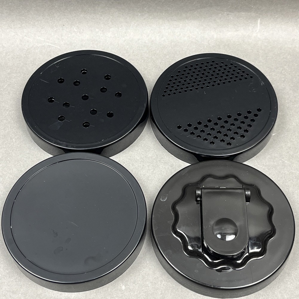 Magic Bullet Blender - (4) Lids- Shaker Lids - Solid Lid - Drinking Lid - MB1001