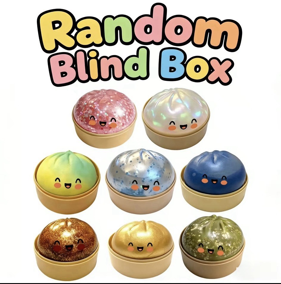 Squishy Bun Rainbow Mystery NEW Dumpling