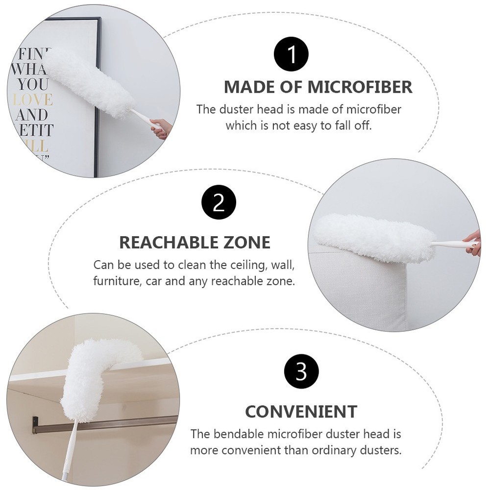 Reusable Duster Washable Bendable Cleaning Brush Electrostatic Dusters