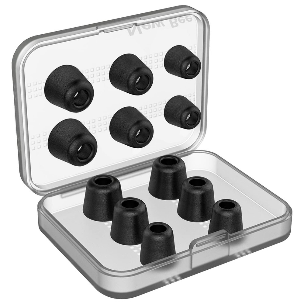 [6 Pairs] Earphone Tips New bee 12pcs Replacement Earbud Tips Blocking Out Am...