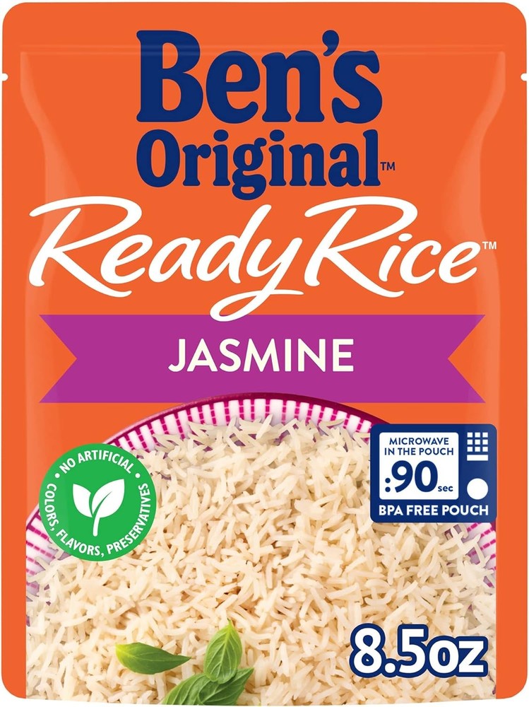 Ready Rice Jasmine Rice, Easy Dinner Side, Pouch