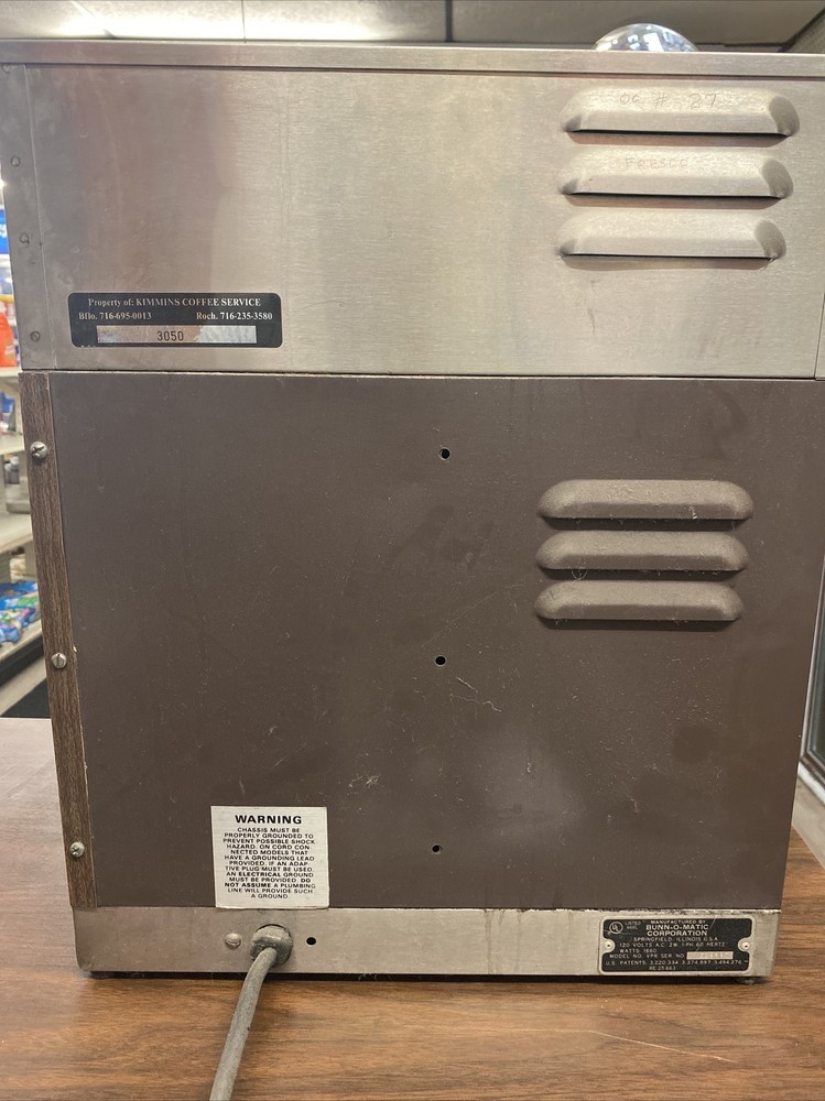 bunn o matic coffee maker-Used