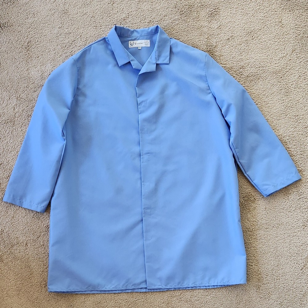 Regent Lab Coat Unisex blue size 4X