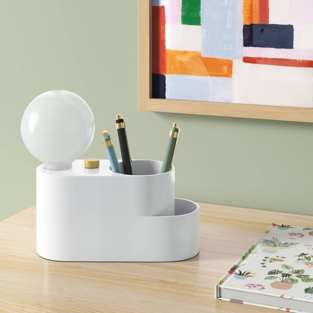 Target room essentials Desk Organizer with Lamp