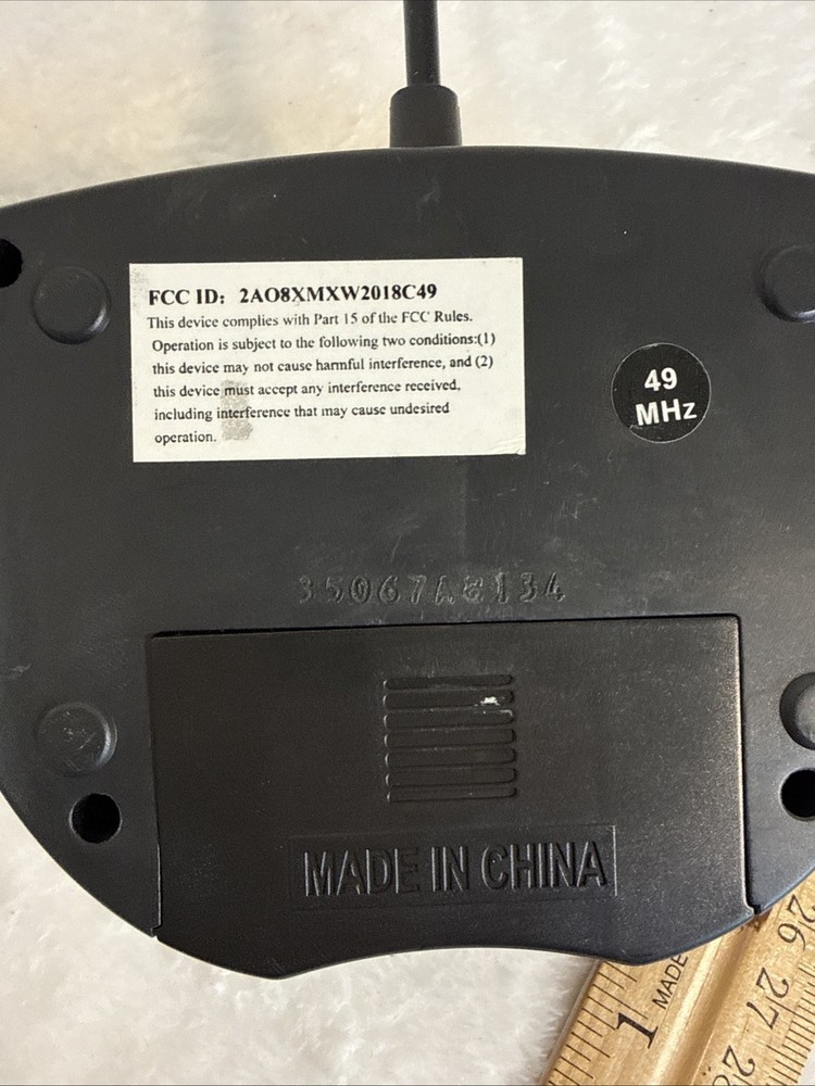 Thunder Tumbler 49MHz RC Remote Controller Transmitter Tested