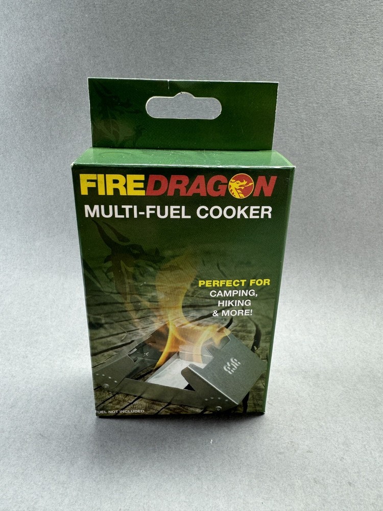 Bushcraft FireDragon Multi-Fuel Cooker Retracting Sidewall Removeable Windshield