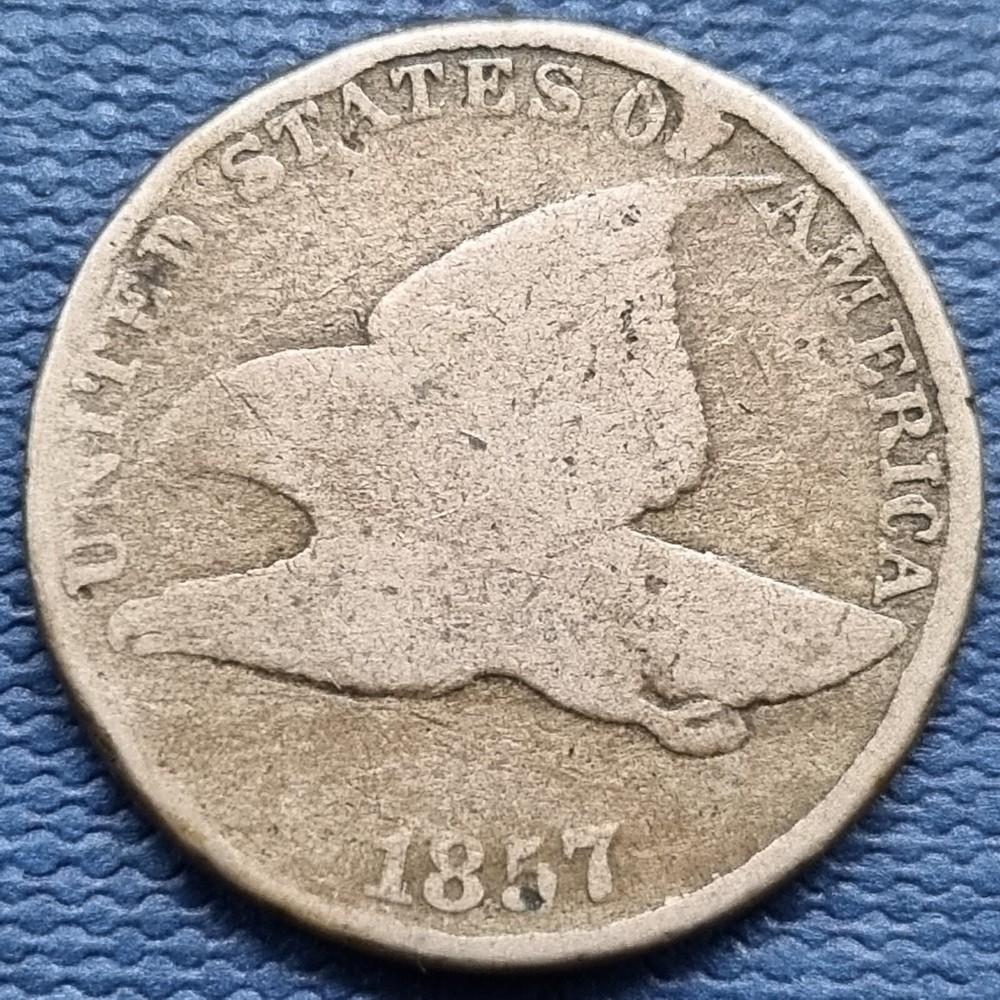 1857 Flying Eagle Cent 1c Circulated #70361