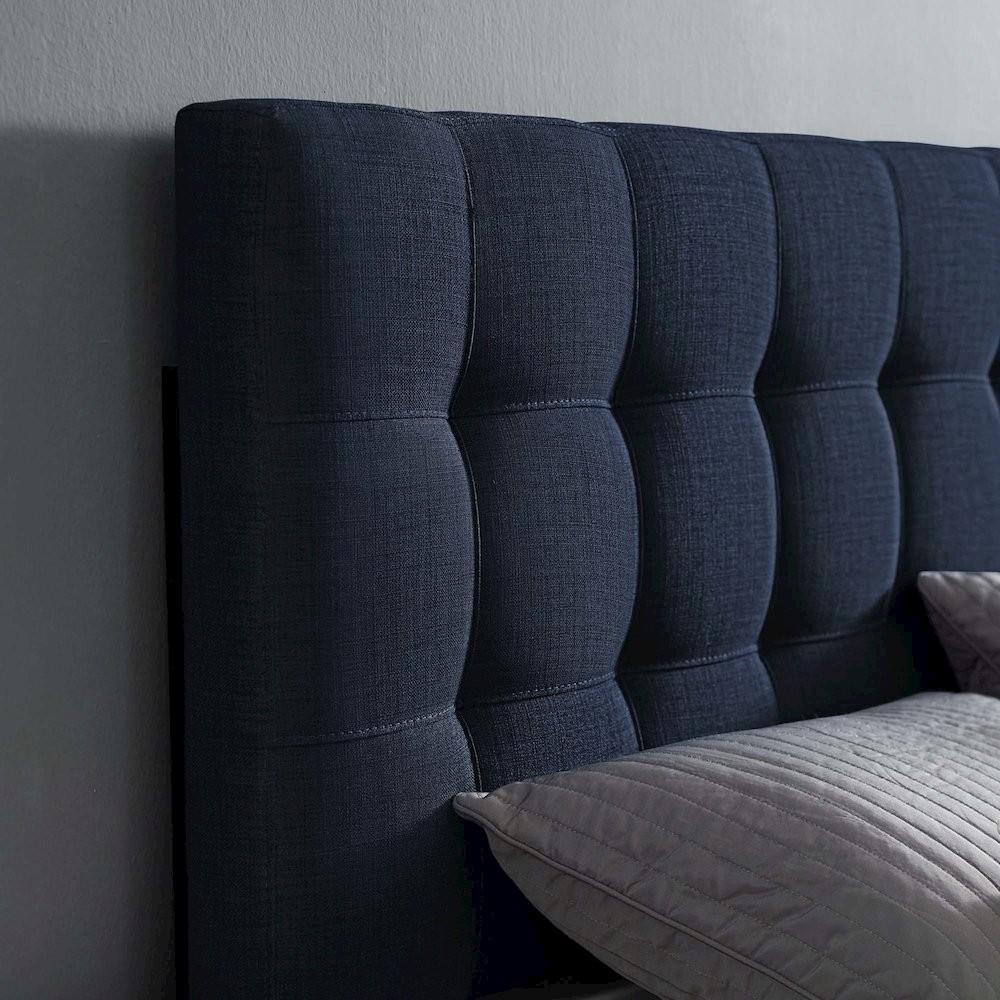 Lily Upholstered Fabric Queen Headboard