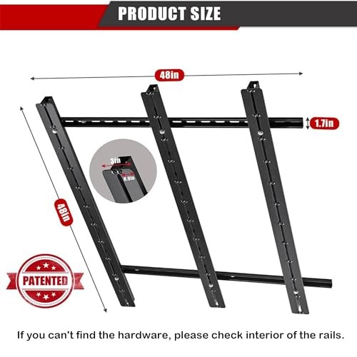 Overhead Garage Storage Racks, Adjustable Garage Ceiling Storage Rack, Heavy