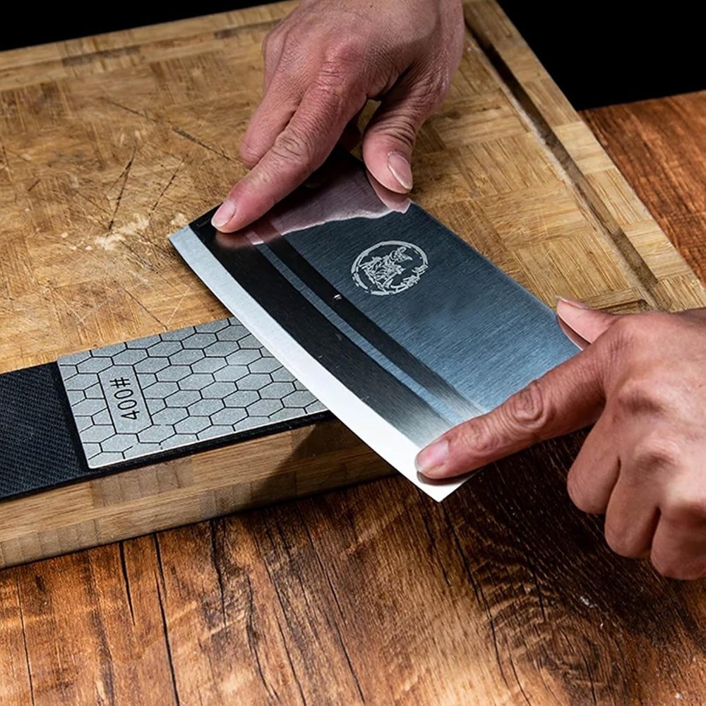 Diamond Sharpening Stone, Knife Sharpener Stone Whetstone SET-C, Silver