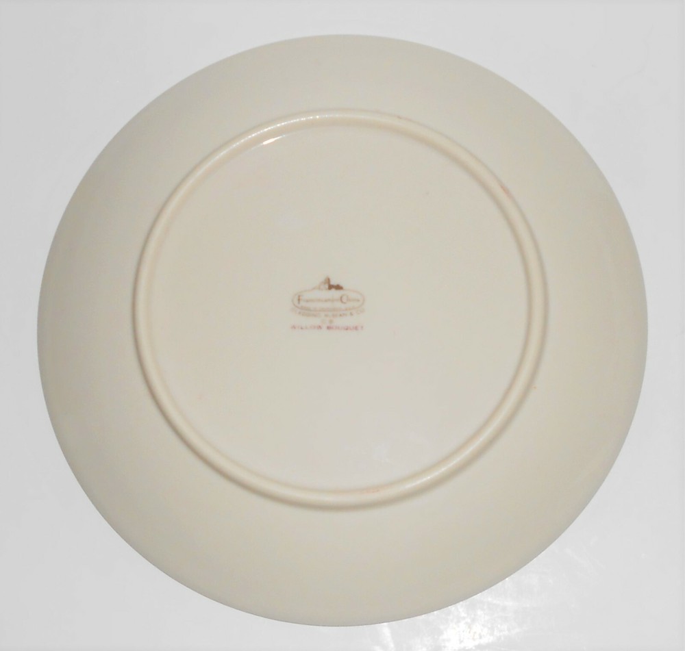 Franciscan Pottery China Willow Bouquet Bread Plate
