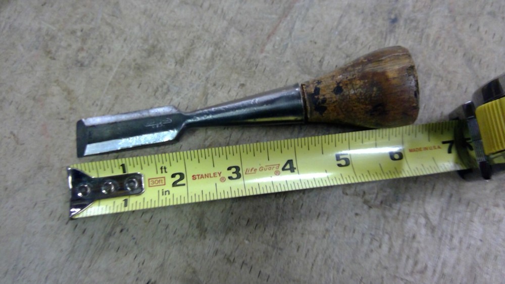Old Used Tools Vintage Craftsman USA 3/4" Bevel Edge Socket Chisel