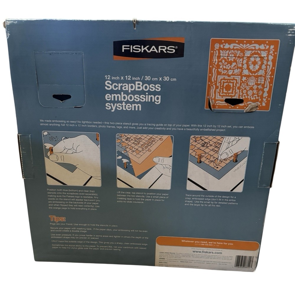 Fiskars ScrapBoss Embossing System