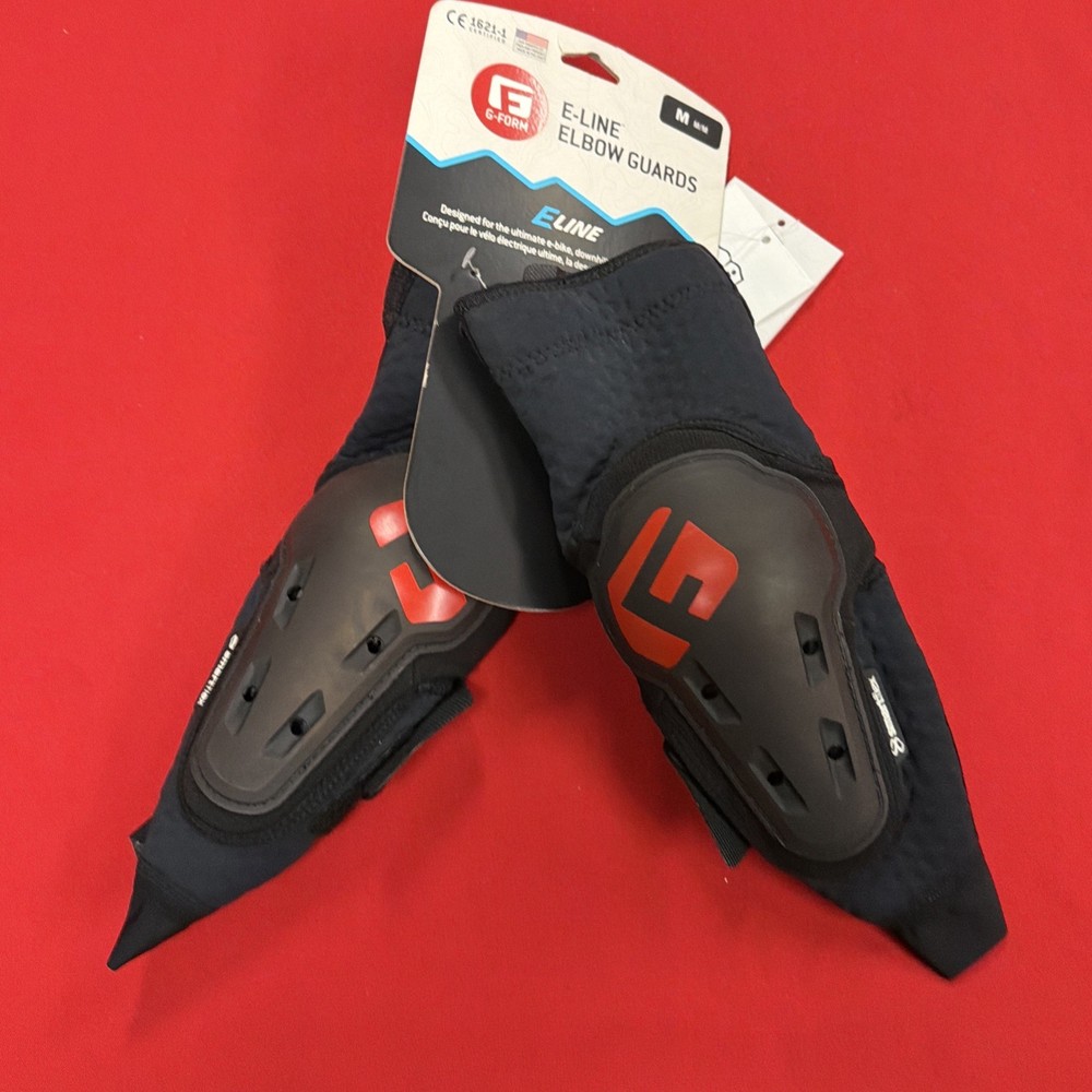 G-FORM E LINE , Knee Guards Adult Medium Black, New