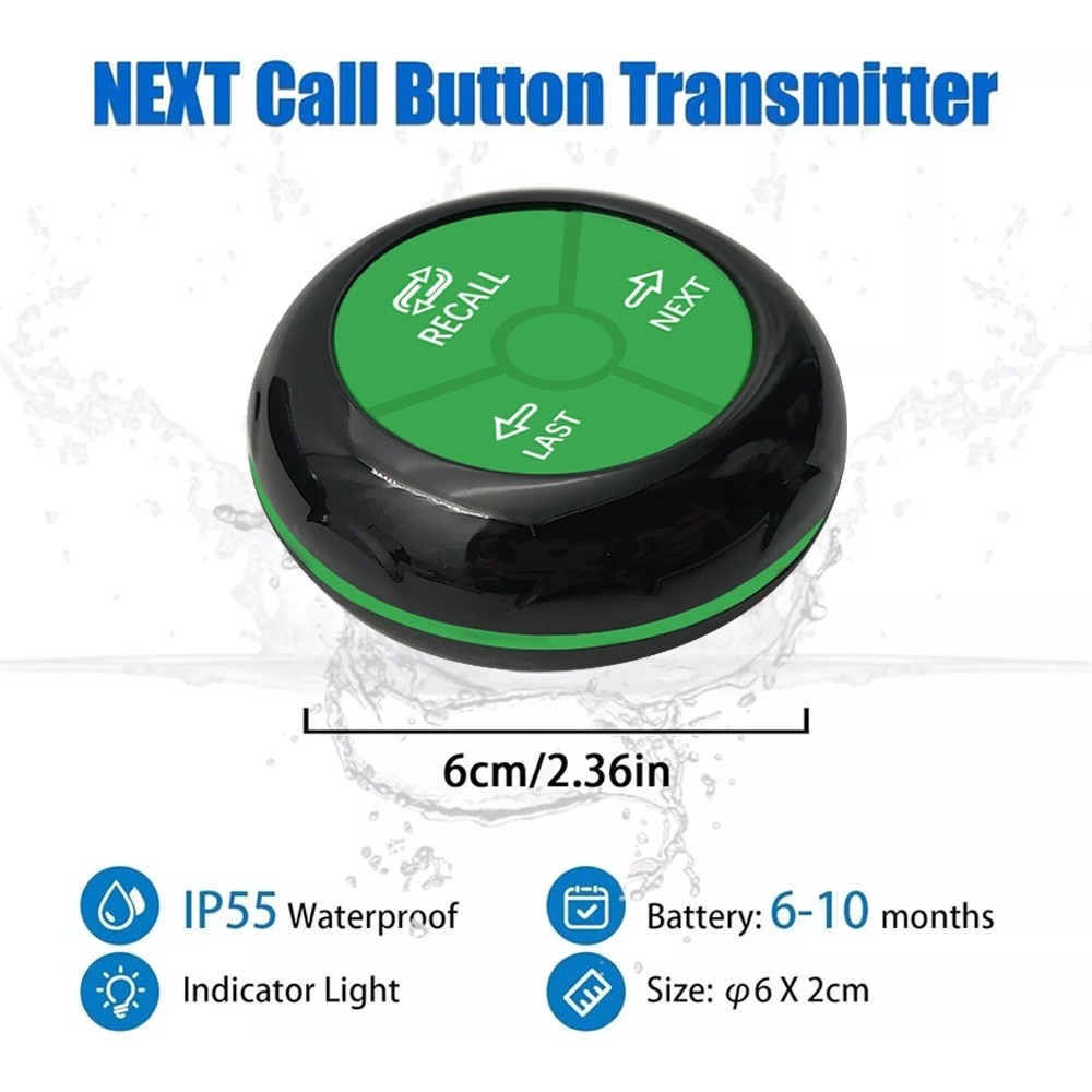 Queuing Wireless Calling System Restaurant Pager Customer Waiting Number System